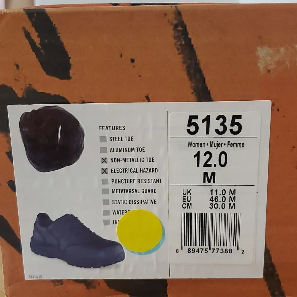 Worx by Red Wing Women's Shoes Slip Resistant Black Work Oxfords Size 12